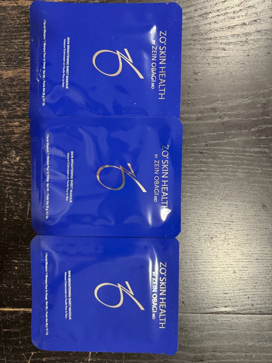 ZO Skin Health Skin Brightening Sheet Masque 20g 0.7oz (5-Pack)