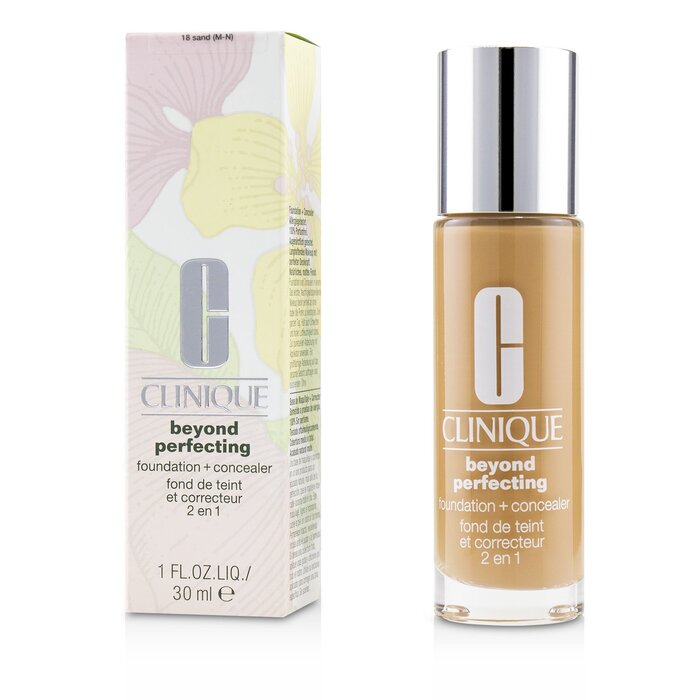 Clinique Beyond Perfecting Foundation & Concealer-#18 Sand Z9FF-18 30ml