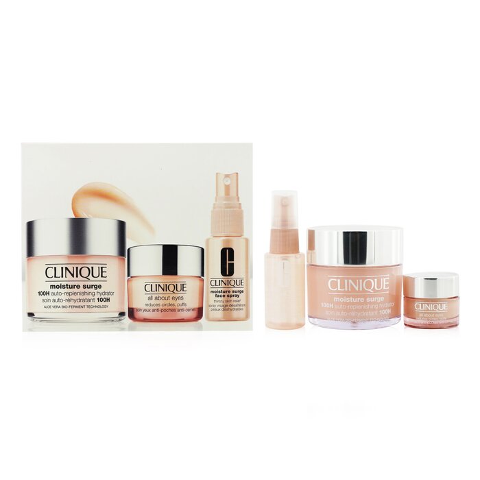 Clinique Moisture Surge Set:MoistureSurge+AllAboutEyes+MoistureSurge Face