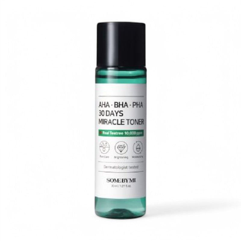 BHA PHA 30 Days Miracle Toner Mini 2024 Version - 30ml SOME BY MI AHA