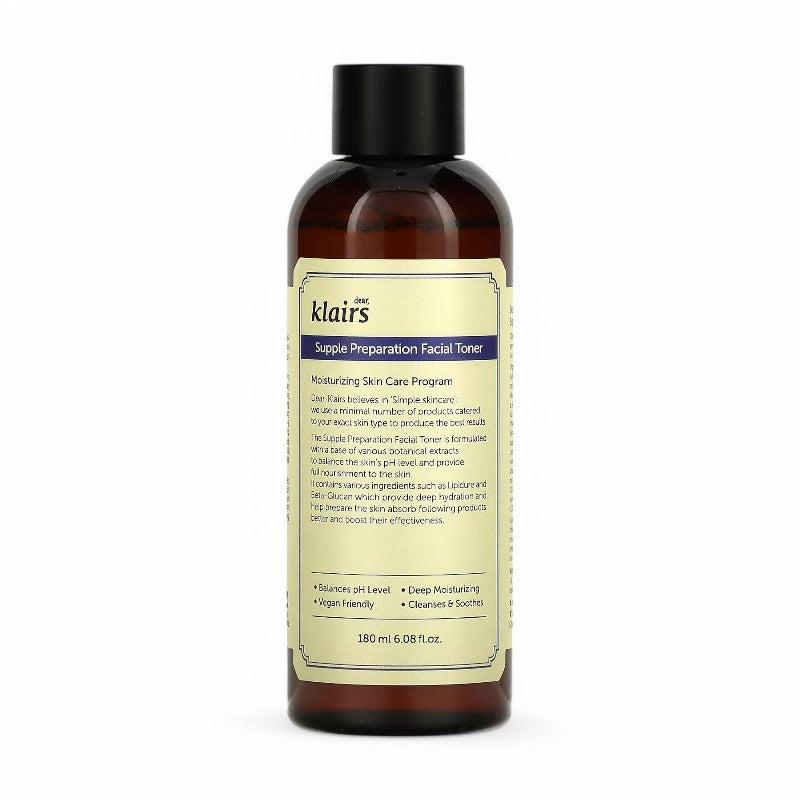 Klairs Supple Preparation Facial Toner 2 Types Unscented 180ml Dear