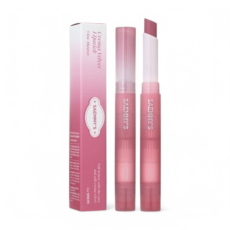 The Saem Saemmy's Crema Velvet Lipstick 5 Colors #05 Vine Mauve