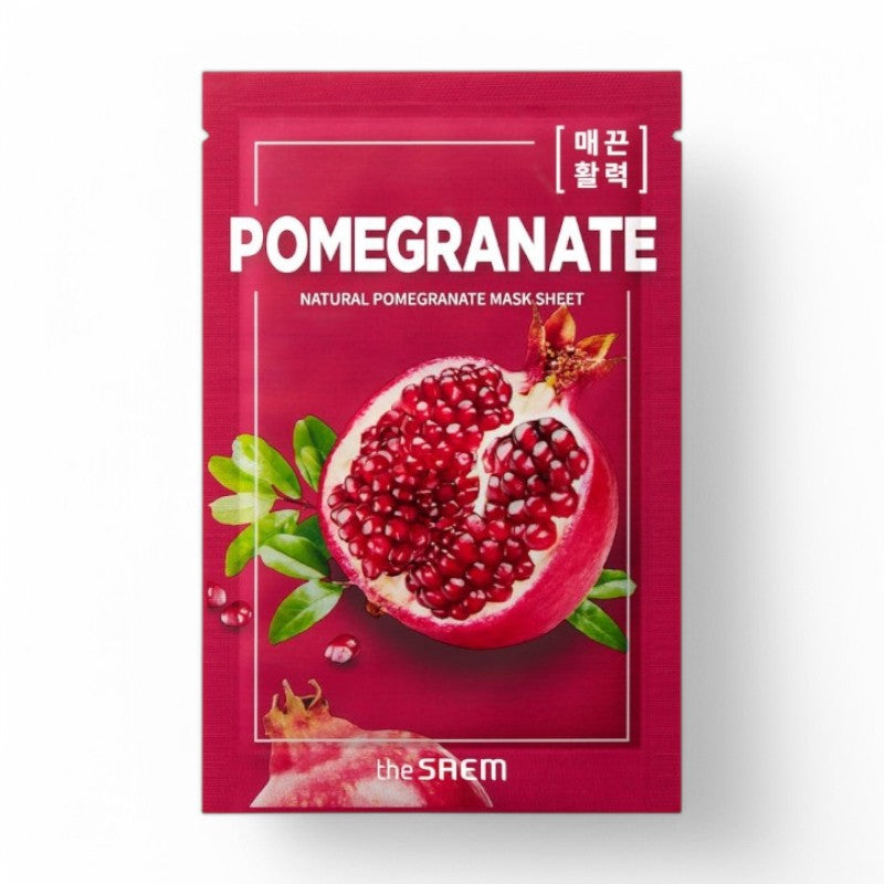 The Saem Natural Mask Sheet 25 Types #03 Pomegranate 1pc