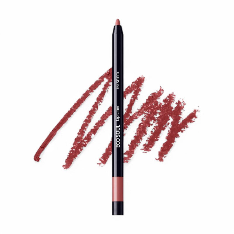 The Saem Eco Soul Lip Liner 3 Colors #PK01 Rose Garden