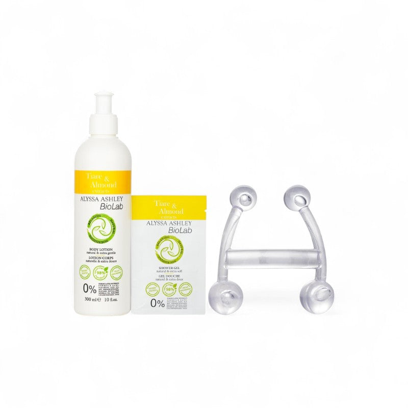 Alyssa Ashley Biolab Tiare&Almond Body Lotion 300ml/10oz+Shower Gel 10ml