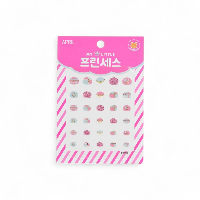April Korea Princess Kids Nail Sticker-#P011K 041251 1pack