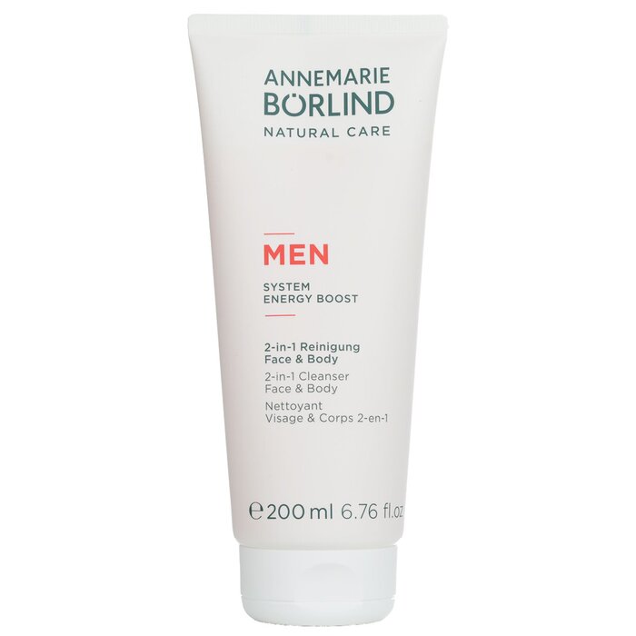 Annemarie Borlind Men System Energy Boost 2-in-1 Cleanser Face&Body 225376 200ml