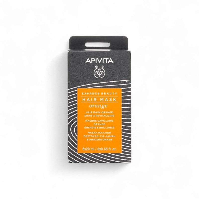 Apivita Express Beauty Hair Mask Orange Shine&Revitalizing 080389 6x20ml