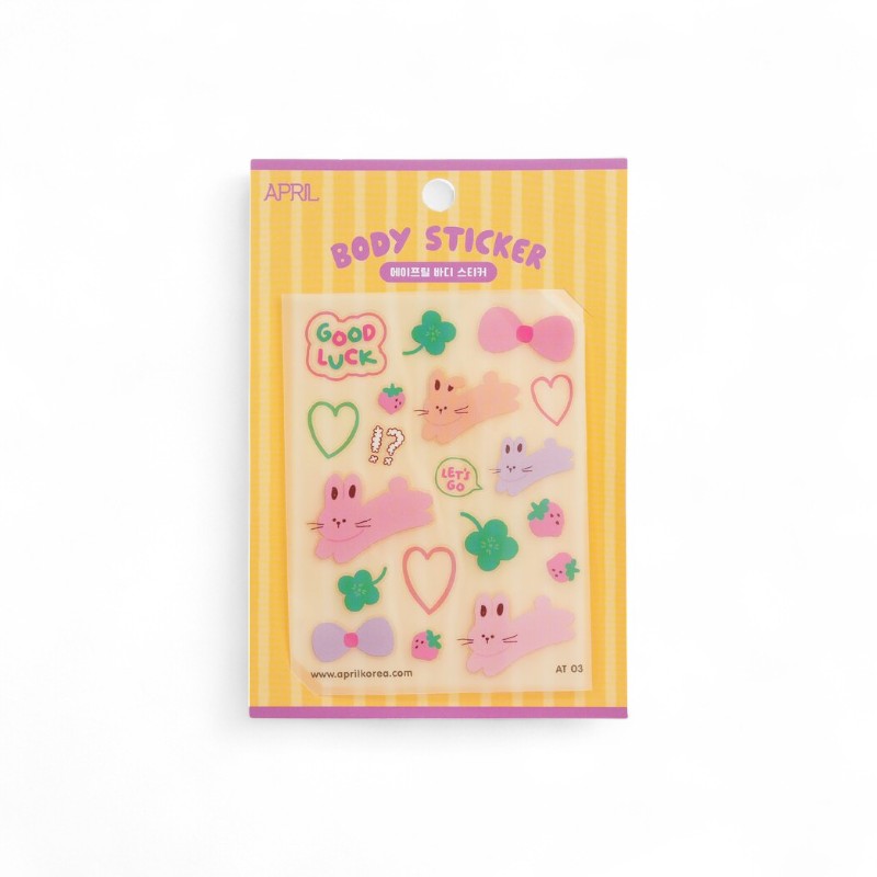 April Korea April Body Sticker-#AT 03 042357 1pc