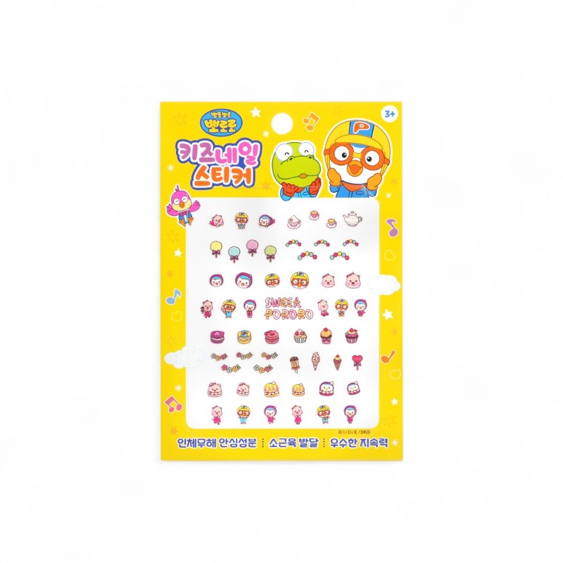 April Korea Pororo Nail Sticker-#PR 08 040377 1pack