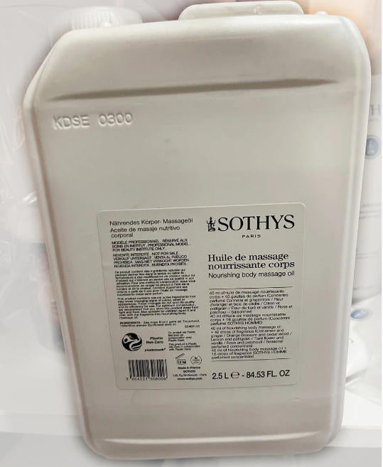 Sothys Nourishing Body Massage Oil 2.5L