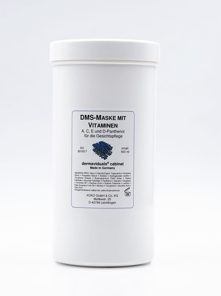 dermaviduals Vitamin Cream Mask 500ml (Salon Size)