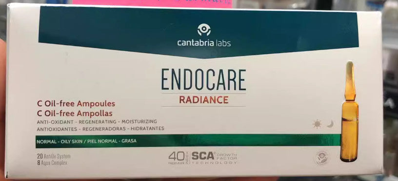 Endocare-C Oil Free SCA40 30 Ampoules x 2ml