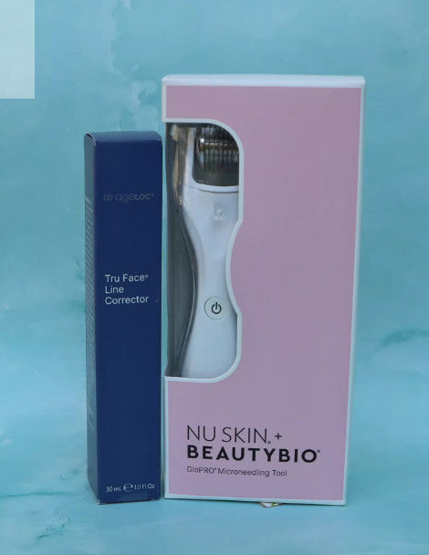 Nuskin BeautyBio GioPRO Microneedling Tool free Tru Face Line Corrector