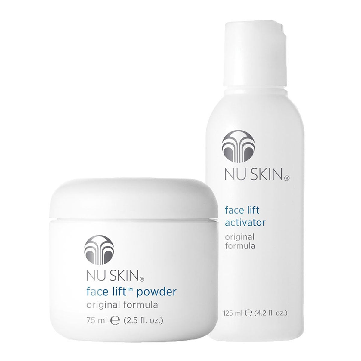 Nu Skin Nuskin Face Lift Powder Original Formula 75g + Activator 125ml