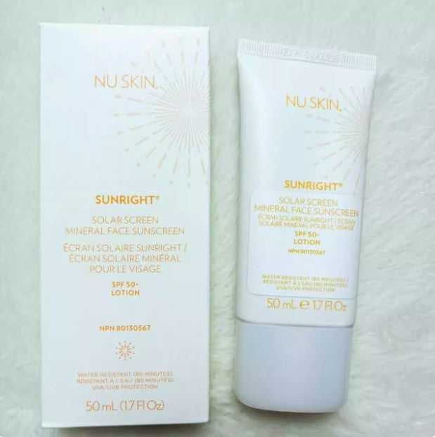Nu Skin Sunright Solar screen mineral face sunscreen SPF50+Lotion 50ml
