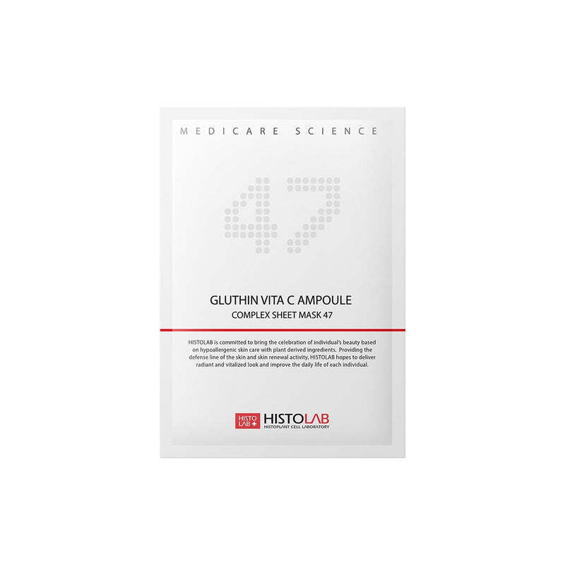 HISTOLAB Gluthin vita ampoule complex sheet mask 47 30g salon