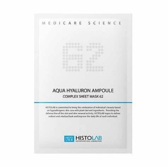 Korea Histolab Aqua hyaluron ampoule complex sheet mask 62 30g x 5pcs