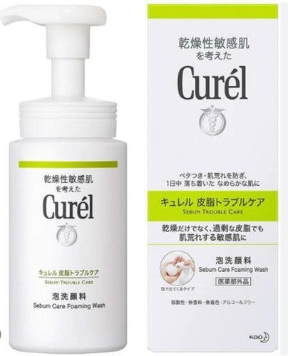 Curel Sebum Trouble Care Foaming Facial Wash 150ml