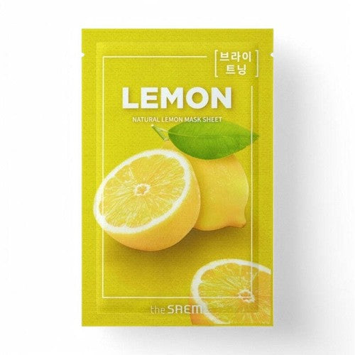 The Saem Natural Mask Sheet 25 Types #18 Lemon 1pc