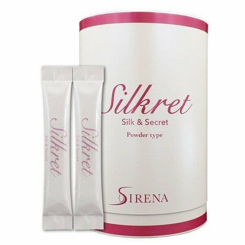 Japan SirenaSilkcret Silk and Secret Powder Type 2g x 30sticks #dktau 華雪蠶絲吸脂粉 沖劑