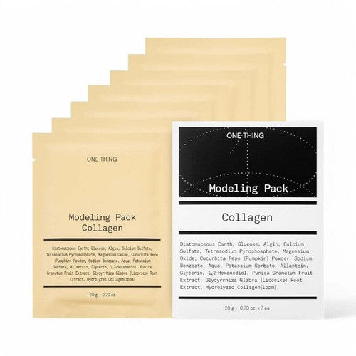 ONE THING Modeling Pack Set-3 Types 2024 Version-Collagen 20g x 7 pcs