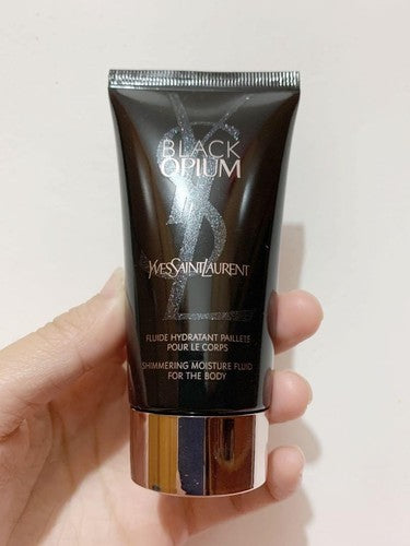 YVES SAINT LAURENT BLACK OPIUM 50ML SHIMMERING MOISTURE FLUID FOR THE BODY