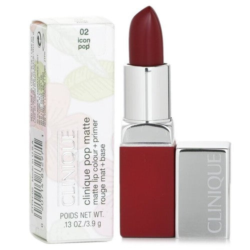 Clinique Pop Matte Lip Colour + Primer - # 02 Icon Pop ZTPH-02 3.9g
