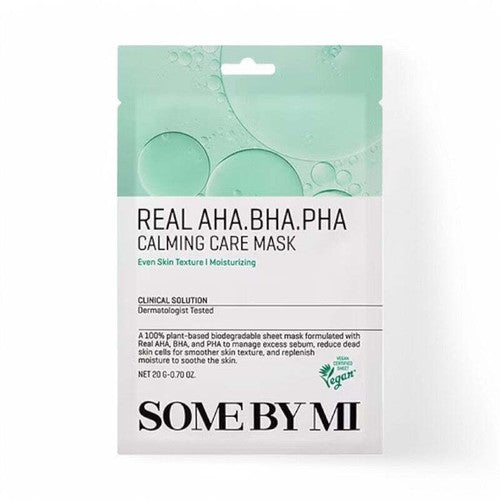 SOME BY MI Real Care Mask-10 Types 2024 Version-AHA BHA PHA Calming
