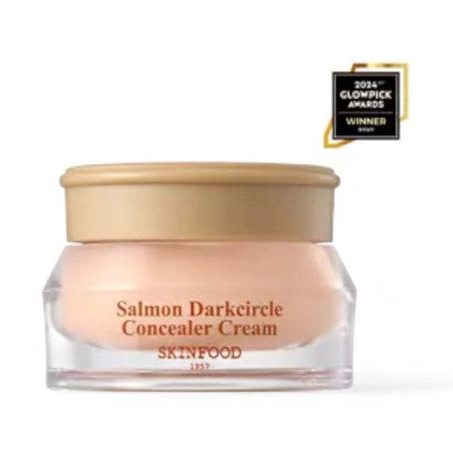 SKINFOOD Salmon Darkcircle Concealer Cream-2Colors 2024 Version-01 Blooming