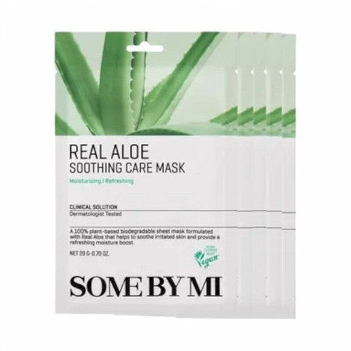 SOME BY MI Real Care Mask Bundle Set-10 Types-Aloe Soothing x 5pcs