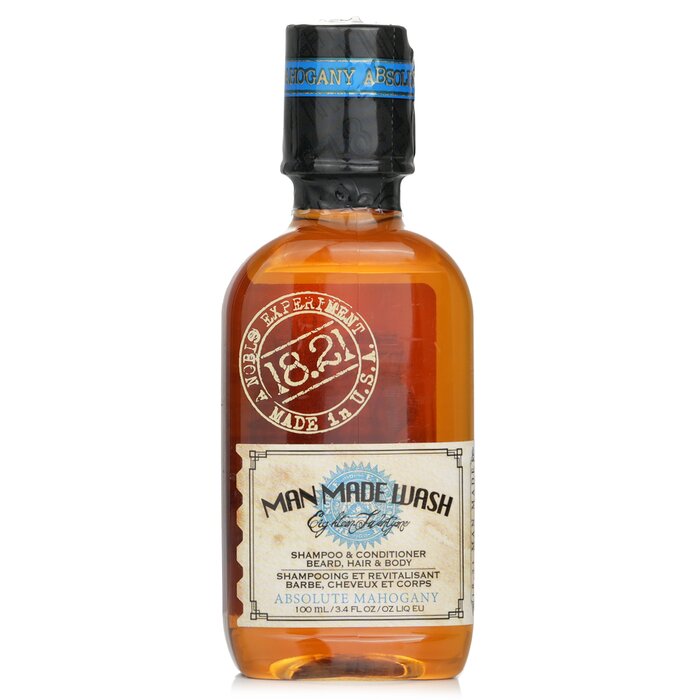 18.21 Man Made Man Made Wash Shampoo, Conditioner & Body Wash - # Absolute Mahogany 571228 100ml/3.4oz