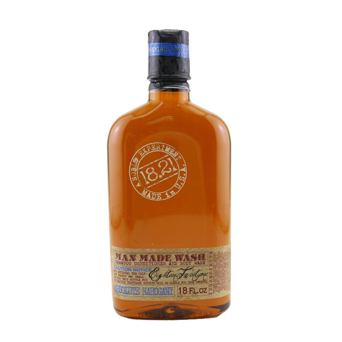 18.21 Man Made Man Made Wash Shampoo, Conditioner & Body Wash - # Absolute Mahogany WSH18AM/542711 530ml/18oz
