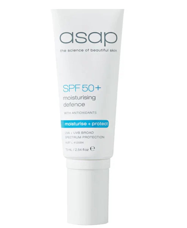 Asap SPF50+ moisturising defence 75ml