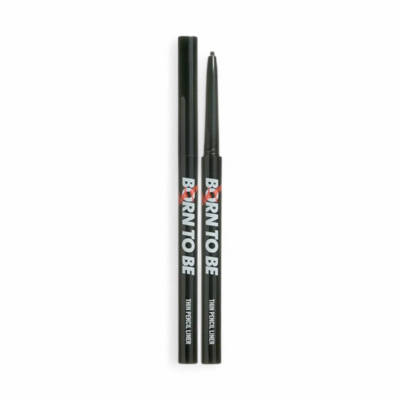 A'PIEU Born To Be Madproof Thin Pencil Liner - 4 Colors #01 Deep Black