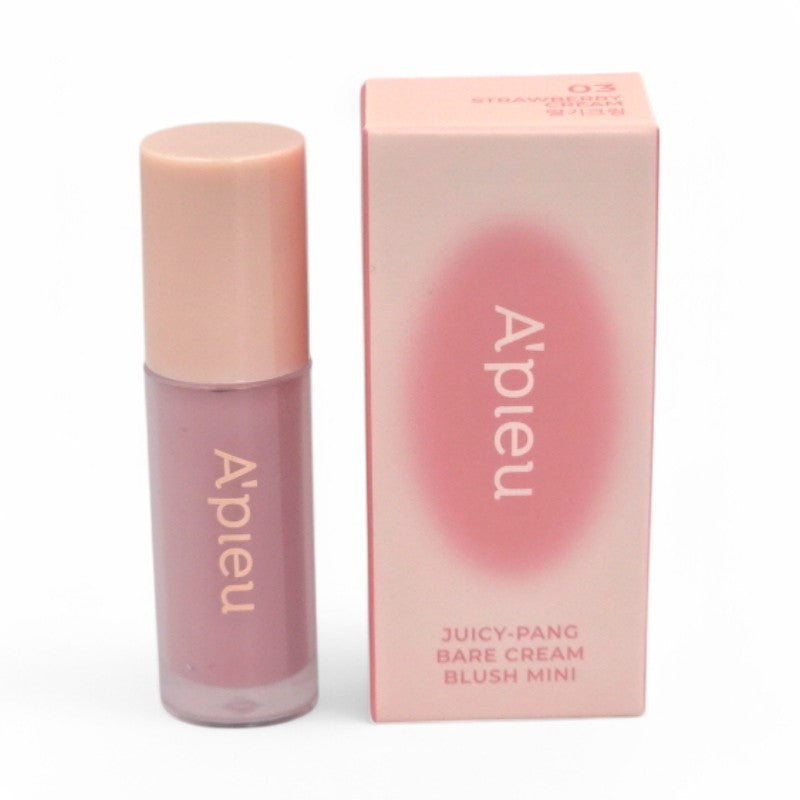 A'PIEU Juicy-Pang Bare Cream Blush Mini - 3 Colors #03 Strawberry Cream