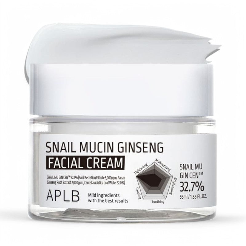 APLB Snail Mucin Ginseng Facial Cream 55ml