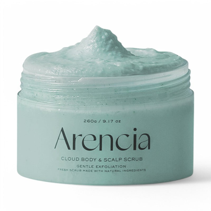 Arencia Cloud Body & Scalp Scrub - 5 Types French Mint & Lily 260g