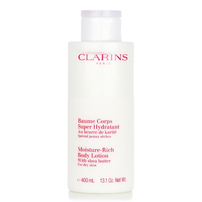Clarins Moisture-Rich Body Lotion with Shea Butter - For Dry Skin (Super Size Limited Edition) 400ml/14oz (Parallel Import)