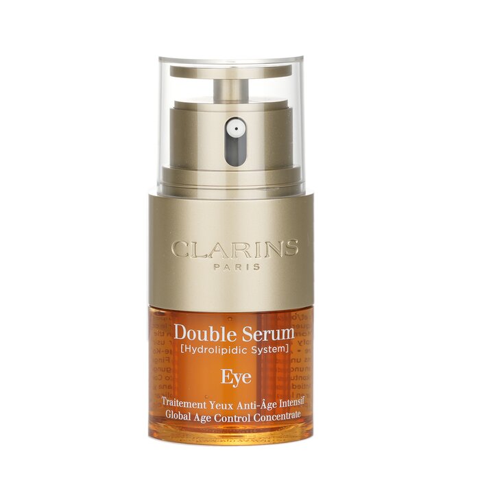Clarins Double Serum Eye (Hydrolipidic System) Global Age Control Concentrate 20ml/0.6oz (Parallel Import)