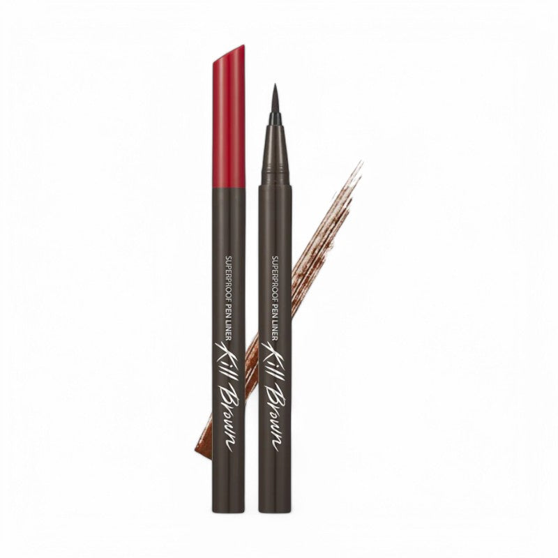 CLIO Superproof Pen Liner - 4 Colors #02 Brown