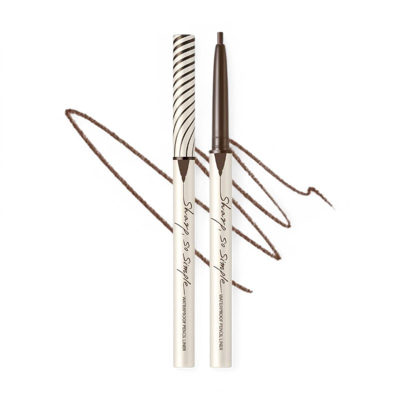 CLIO Sharp So Simple Waterproof Pencil Liner - 7 Colors #02 Brown