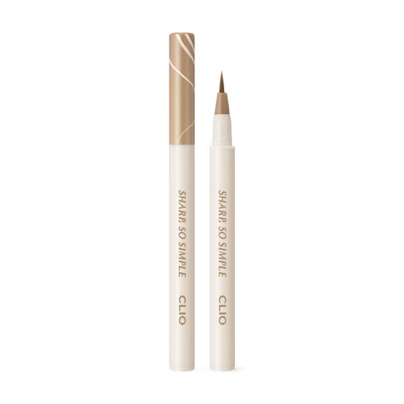 CLIO Sharp So Simple Shade Brush Liner - 3 Colors #002 Vanilla Brown