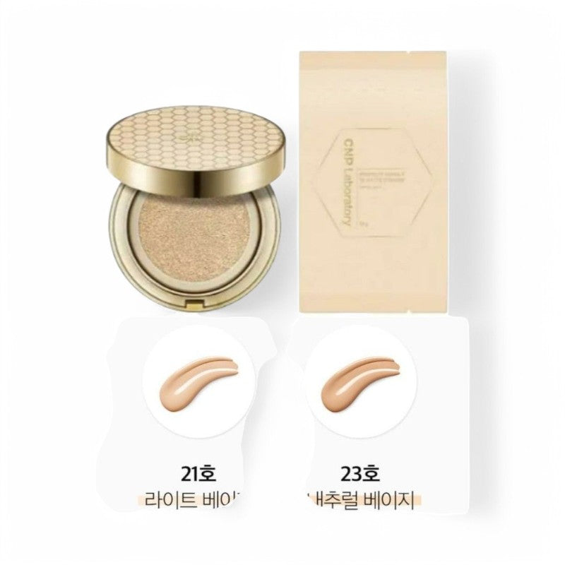 CNP Laboratory Propolis Ampule In Matte Cushion Set - 2 Colors #23 Natural Beige