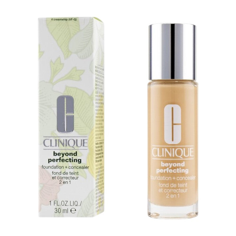Clinique Beyond Perfecting Foundation & Concealer - # 04 Creamwhip (VF-G) Z9FF-04 / 711870 30ml/1oz