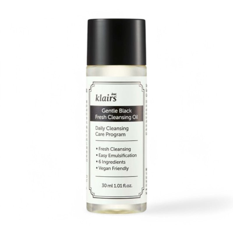Dear, Klairs Gentle Black Fresh Cleansing Oil MINI 30ml