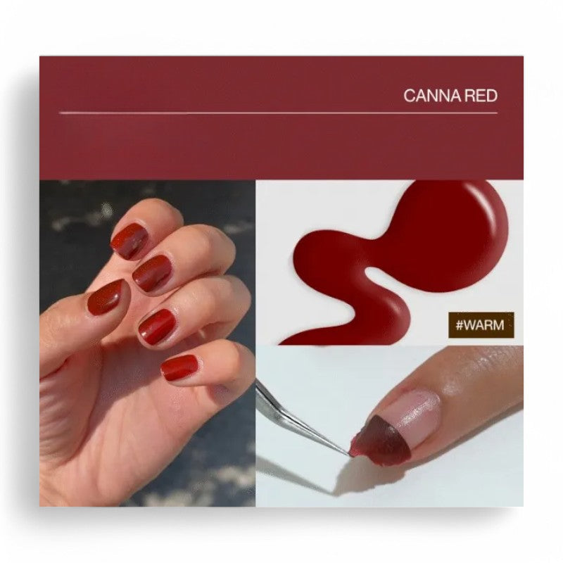 ENTROPY Peel Off Nail - 16 Colors #01 Canna Red