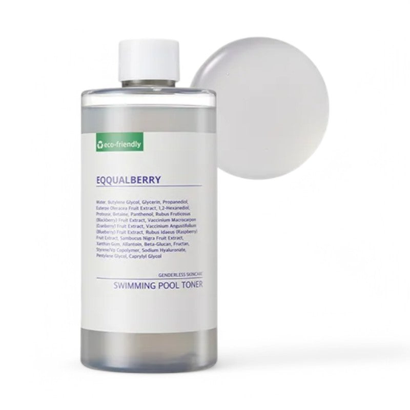 EQQUALBERRY Swimming Pool Daily Facial Toner 2024 Version - 300ml