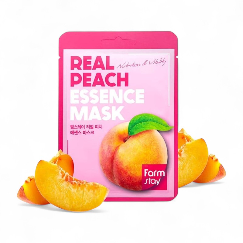 Farm Stay Real Essence Mask - 12 Types Peach