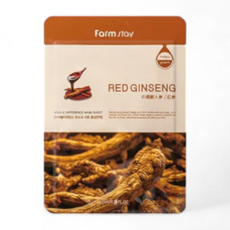 Farm Stay Visible Difference Mask Sheet - 9 Types Red Ginseng
